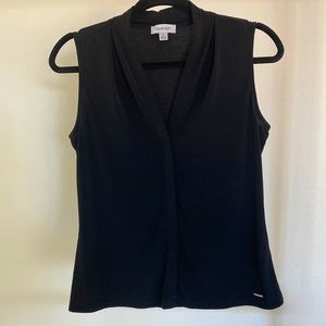 Calvin Klein black tank top blouse